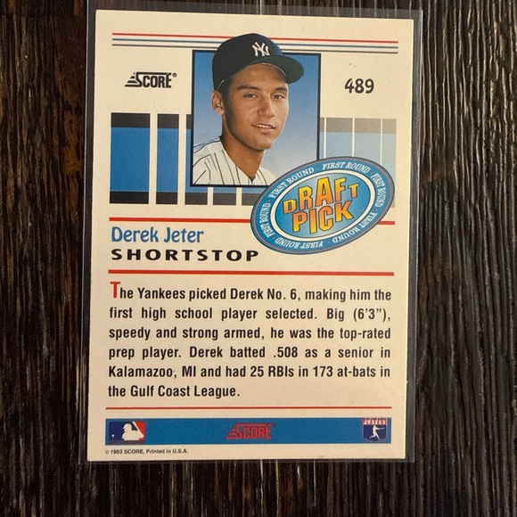 Derek Jeter Rookie card - Picture 2 of 2